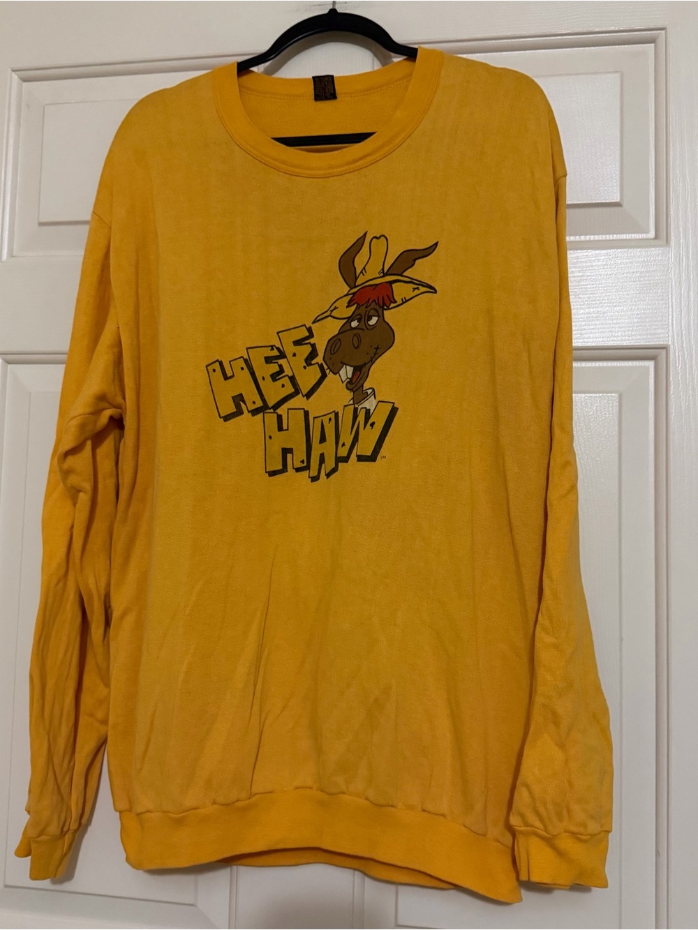 Vintage 1980s Hee-Haw TV Skit Show Crewneck Sweatshirt Size XL XXL True Donkey